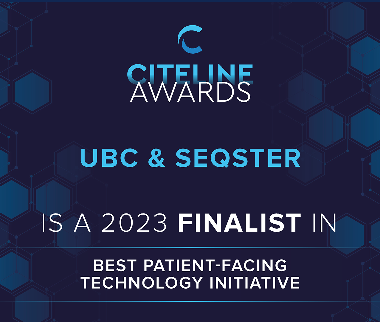 UBC Recognized as a Citeline Awards Finalist Again UBC