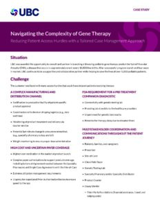 Preview image of SMA gene therapy case study