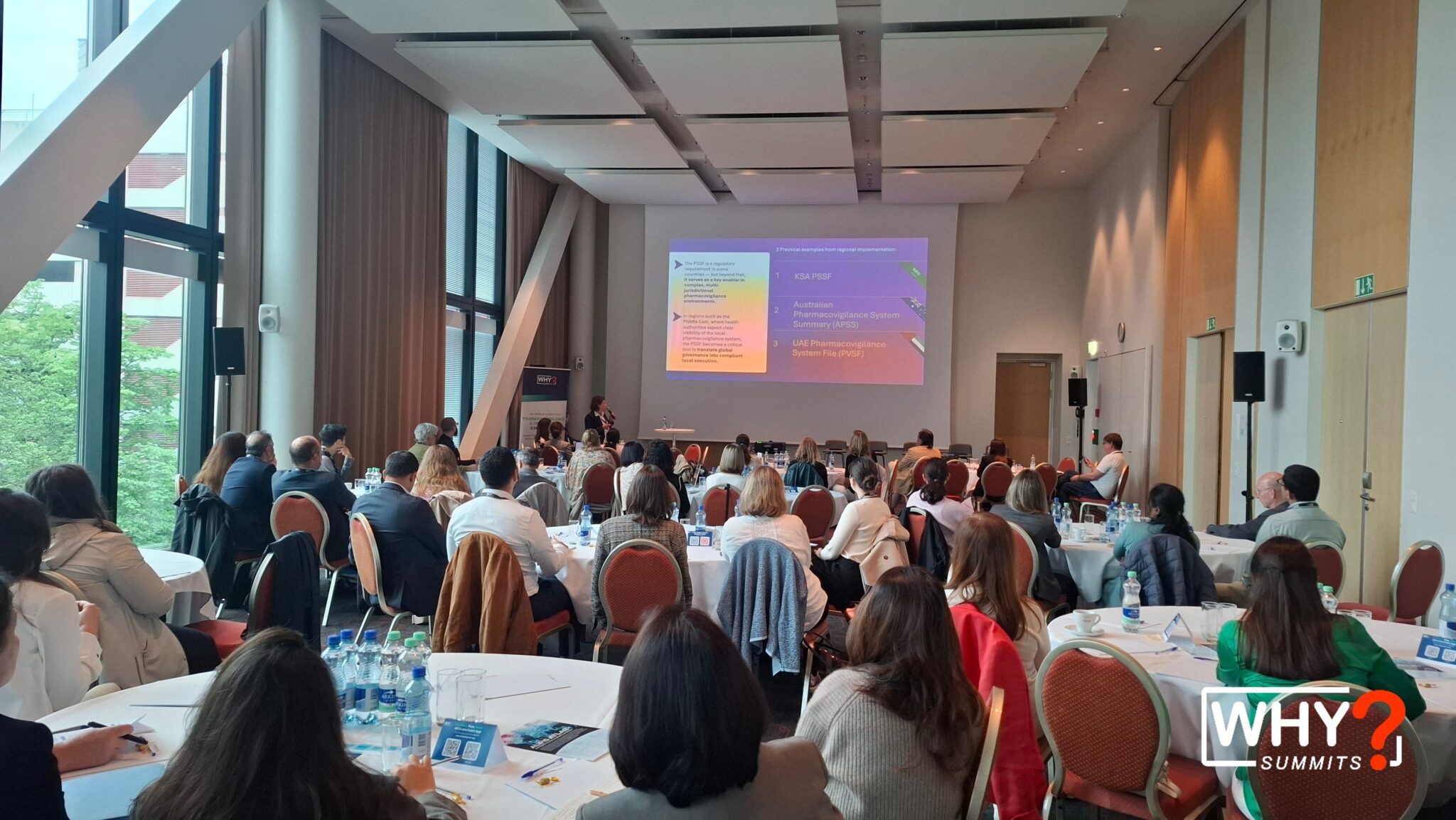 Future of PV event, people in room